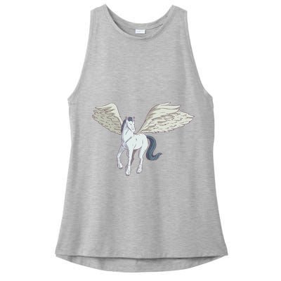 Mythical Creature Pegasus Ladies PosiCharge Tri-Blend Wicking Tank