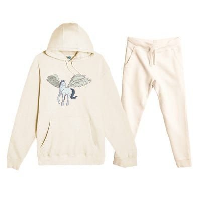 Mythical Creature Pegasus Premium Hooded Sweatsuit Set