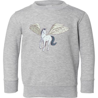 Mythical Creature Pegasus Toddler Sweatshirt