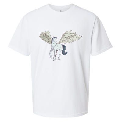 Mythical Creature Pegasus Sueded Cloud Jersey T-Shirt