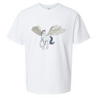 Mythical Creature Pegasus Sueded Cloud Jersey T-Shirt