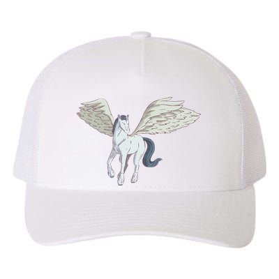 Mythical Creature Pegasus Yupoong Adult 5-Panel Trucker Hat