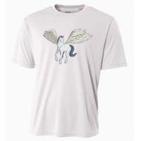 Mythical Creature Pegasus Cooling Performance Crew T-Shirt