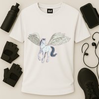 Mythical Creature Pegasus Cooling Performance Crew T-Shirt