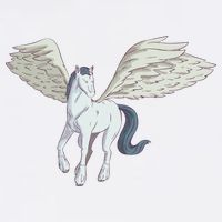 Mythical Creature Pegasus Cooling Performance Crew T-Shirt