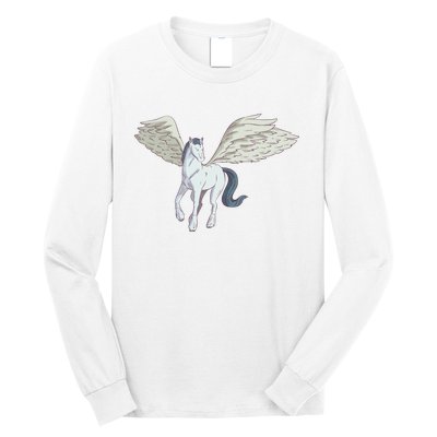 Mythical Creature Pegasus Long Sleeve Shirt