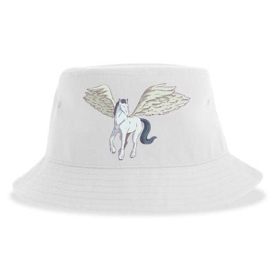 Mythical Creature Pegasus Sustainable Bucket Hat