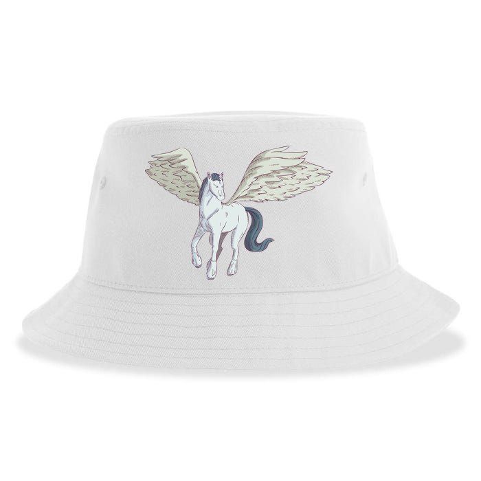 Mythical Creature Pegasus Sustainable Bucket Hat