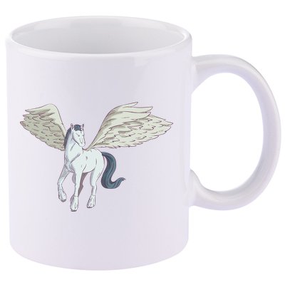 Mythical Creature Pegasus 11oz C Handle Ceramic Mug