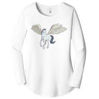 Mythical Creature Pegasus Women's Perfect Tri Tunic Long Sleeve Shirt