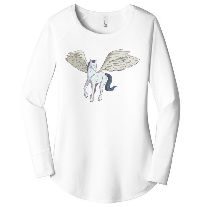 Mythical Creature Pegasus Women's Perfect Tri Tunic Long Sleeve Shirt