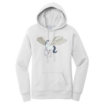 Mythical Creature Pegasus Women's Pullover Hoodie