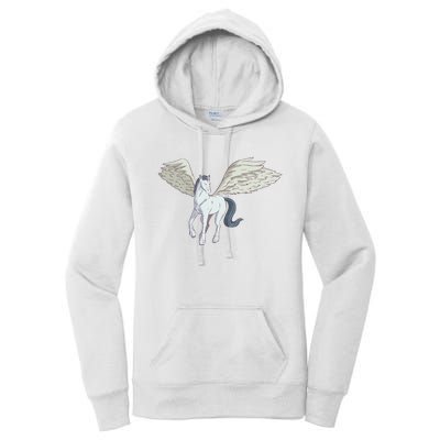 Mythical Creature Pegasus Women's Pullover Hoodie