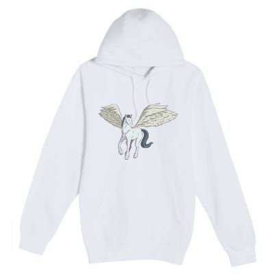 Mythical Creature Pegasus Premium Pullover Hoodie