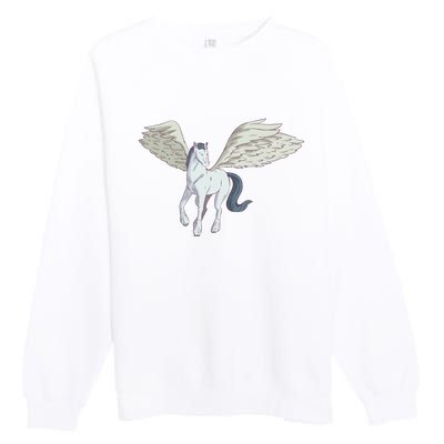 Mythical Creature Pegasus Premium Crewneck Sweatshirt