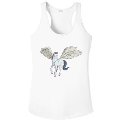 Mythical Creature Pegasus Ladies PosiCharge Competitor Racerback Tank