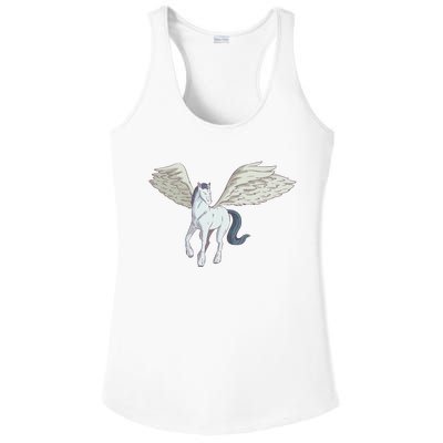 Mythical Creature Pegasus Ladies PosiCharge Competitor Racerback Tank