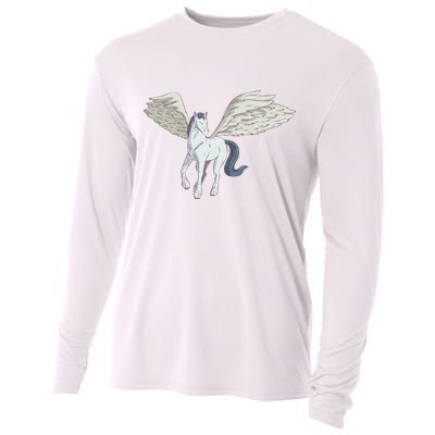 Mythical Creature Pegasus Cooling Performance Long Sleeve Crew