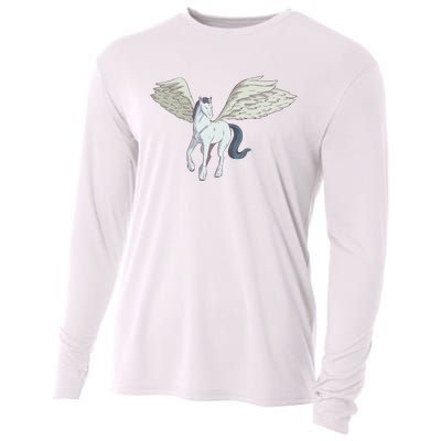 Mythical Creature Pegasus Cooling Performance Long Sleeve Crew