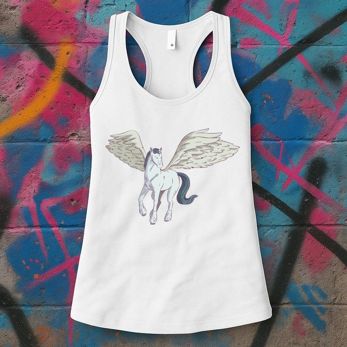 Mythical Creature Pegasus Womens Tank Top