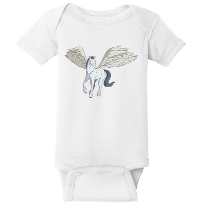 Mythical Creature Pegasus Baby Bodysuit