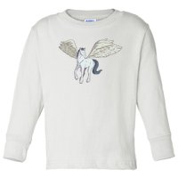 Mythical Creature Pegasus Toddler Long Sleeve Shirt