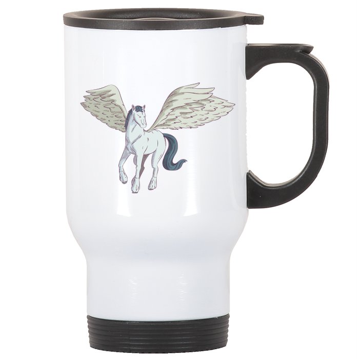 Mythical Creature Pegasus Stainless Steel Travel Mug