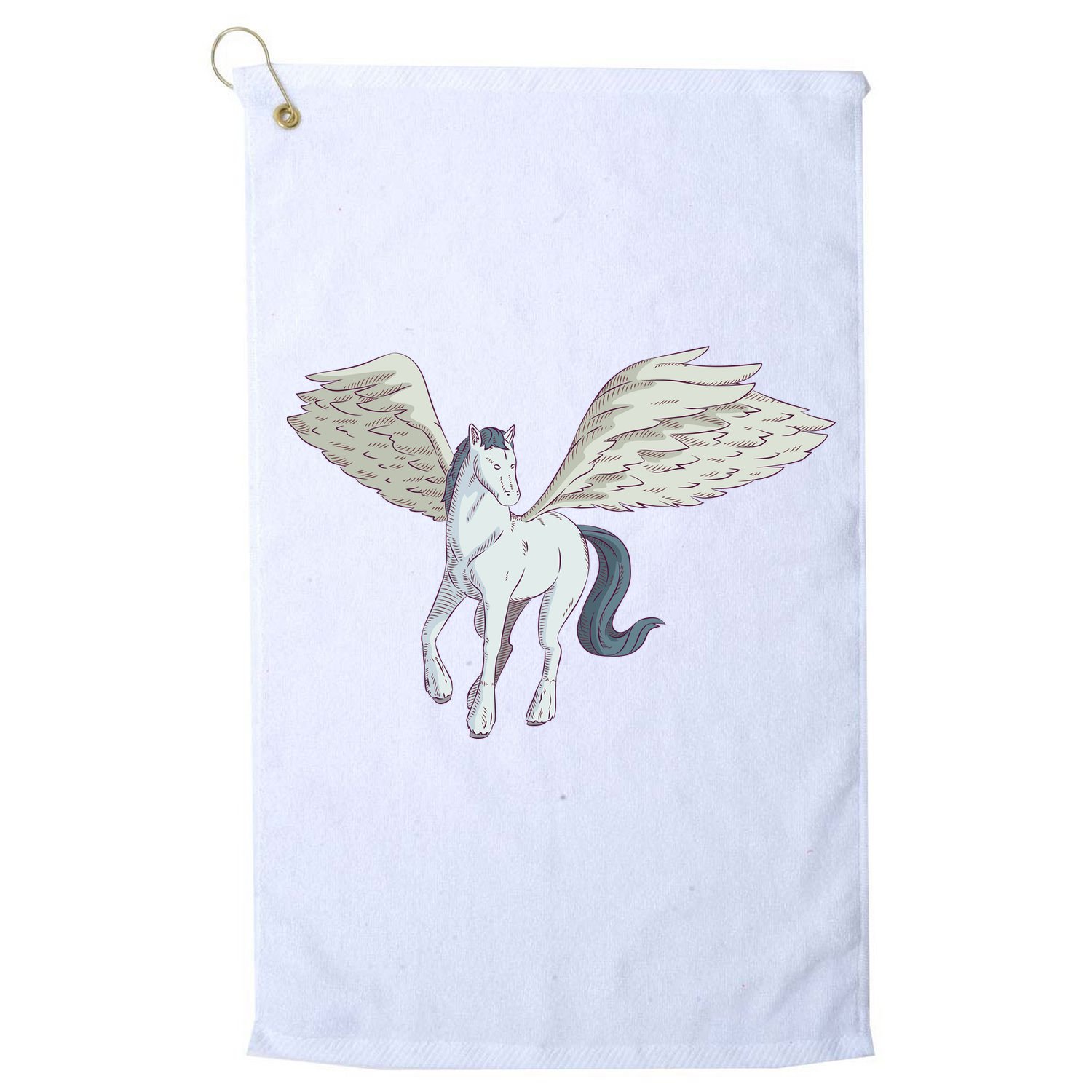 Mythical Creature Pegasus Golf Towel