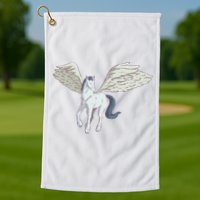 Mythical Creature Pegasus Golf Towel