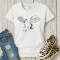 Mythical Creature Pegasus Womens T-Shirt