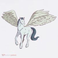 Mythical Creature Pegasus Womens T-Shirt