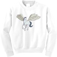 Mythical Creature Pegasus Kids Sweatshirt