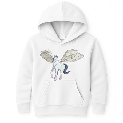 Mythical Creature Pegasus Kids Hoodie