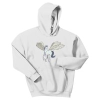 Mythical Creature Pegasus Kids Hoodie