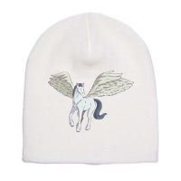 Mythical Creature Pegasus Short Acrylic Beanie