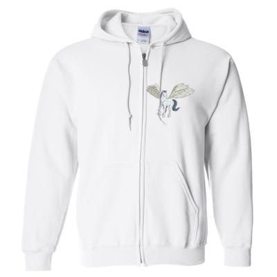 Mythical Creature Pegasus Full Zip Hoodie