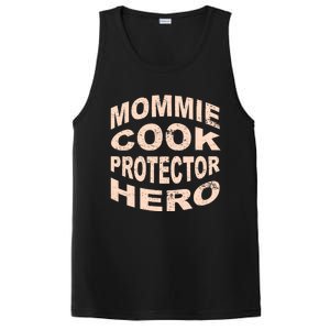 Mommie Cook Protector Hero Mom Profession Superhero Chef Gift PosiCharge Competitor Tank