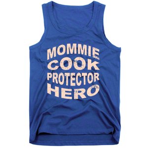 Mommie Cook Protector Hero Mom Profession Superhero Chef Gift Tank Top