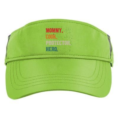 Mommy Cook Protector Hero Mom Mama Chef Cooker Profession Gift Adult Drive Performance Visor