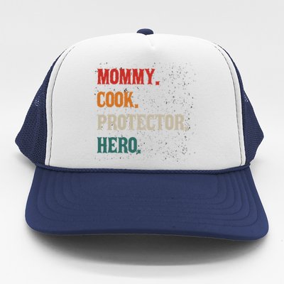 Mommy Cook Protector Hero Mom Mama Chef Cooker Profession Gift Trucker Hat