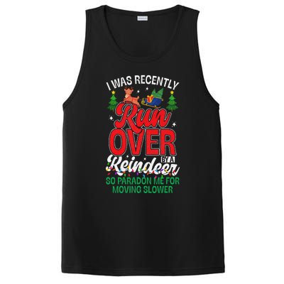 Merry Christmas Pardon I Was Recently Run Over By A Reindeer PosiCharge Competitor Tank