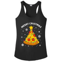 Merry Crustmas Pizza Christmas Tree Xmas Gifts Long Sleeve Ladies PosiCharge Competitor Racerback Tank