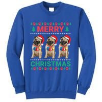 Merry Christmas Pug Puppy Cute Xmas Pug Lover Funny Gift Sweatshirt