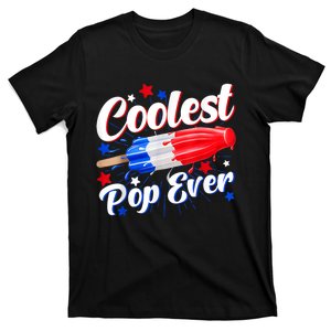 Men Coolest Pop Ever Popsicle Funny Retro Bomb 4th Of July T-Shirt