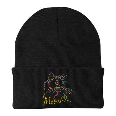 Meow Colorful Pet Cat Cute Beanie