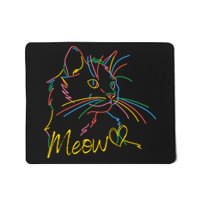 Meow Colorful Pet Cat Cute Mousepad