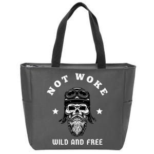 MAGA Conservative Patriot Anti Woke Zip Tote Bag