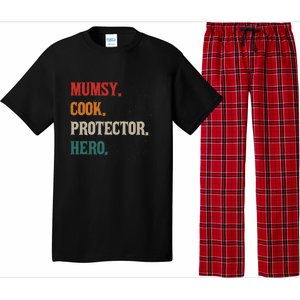 Mumsy Cook Protector Hero Mom Mama Chef Cooker Profession Gift Pajama Set