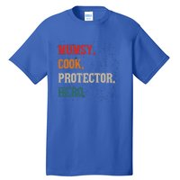 Mumsy Cook Protector Hero Mom Mama Chef Cooker Profession Gift Tall T-Shirt