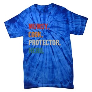 Mumsy Cook Protector Hero Mom Mama Chef Cooker Profession Gift Tie-Dye T-Shirt